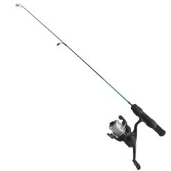 HT Enterprises Hardwater Ice Fishing 24" Rod And Medium Action Reel Combo