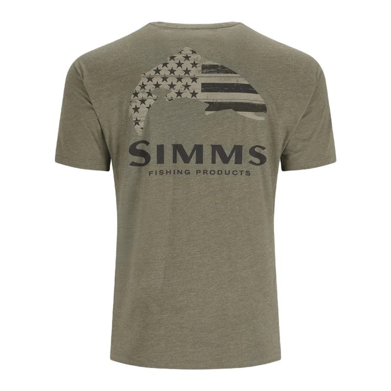 Simms Wooden Flag Trout T-Shirt - Men's 1 Simms Wooden Flag Trout T-Shirt - Men's